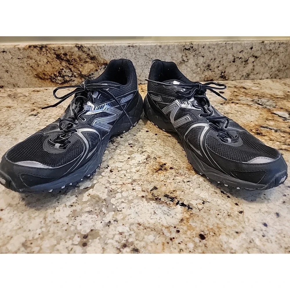 New Balance 510 Mens US Size 14 Black And Gray Trail Running Sneakers Shoes